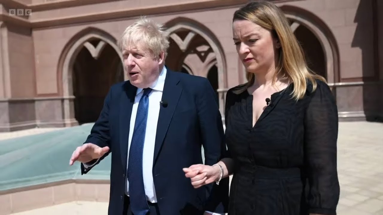 BBC News at Ten - 16th March 2022 (BORIS IN THE MIDDLE-EAST)