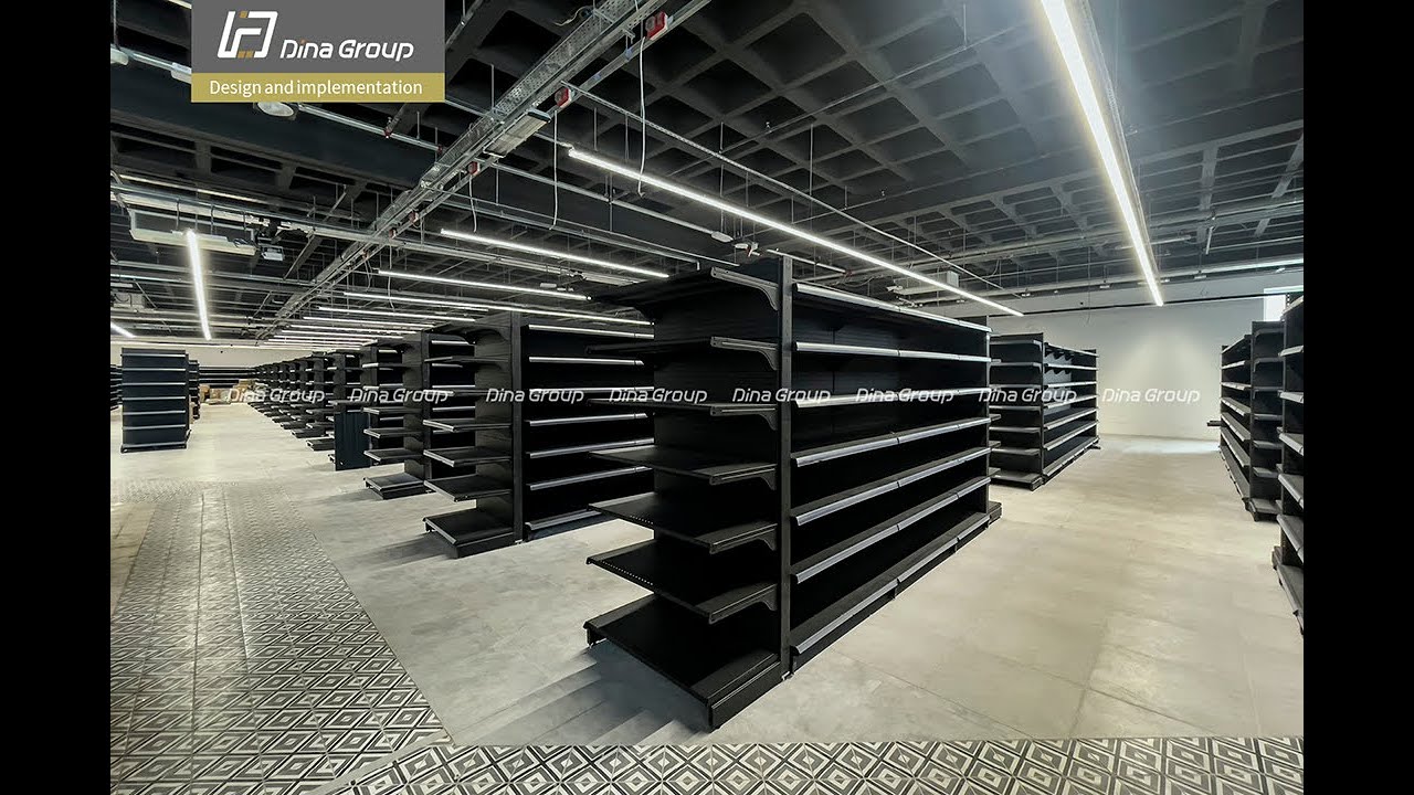 Grocery Store Fixture - 125000 Square Feet supermarket design and Build #shopfitting #storefixtures