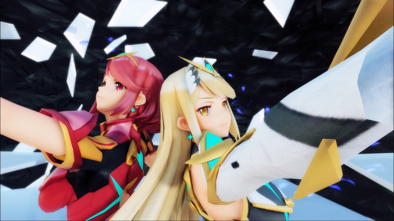【MMD ゼノブレイド2】ホムラ(Pyra)&ヒカリ(Mythra)_ジャンキーナイトタウンオーケスト(4K)