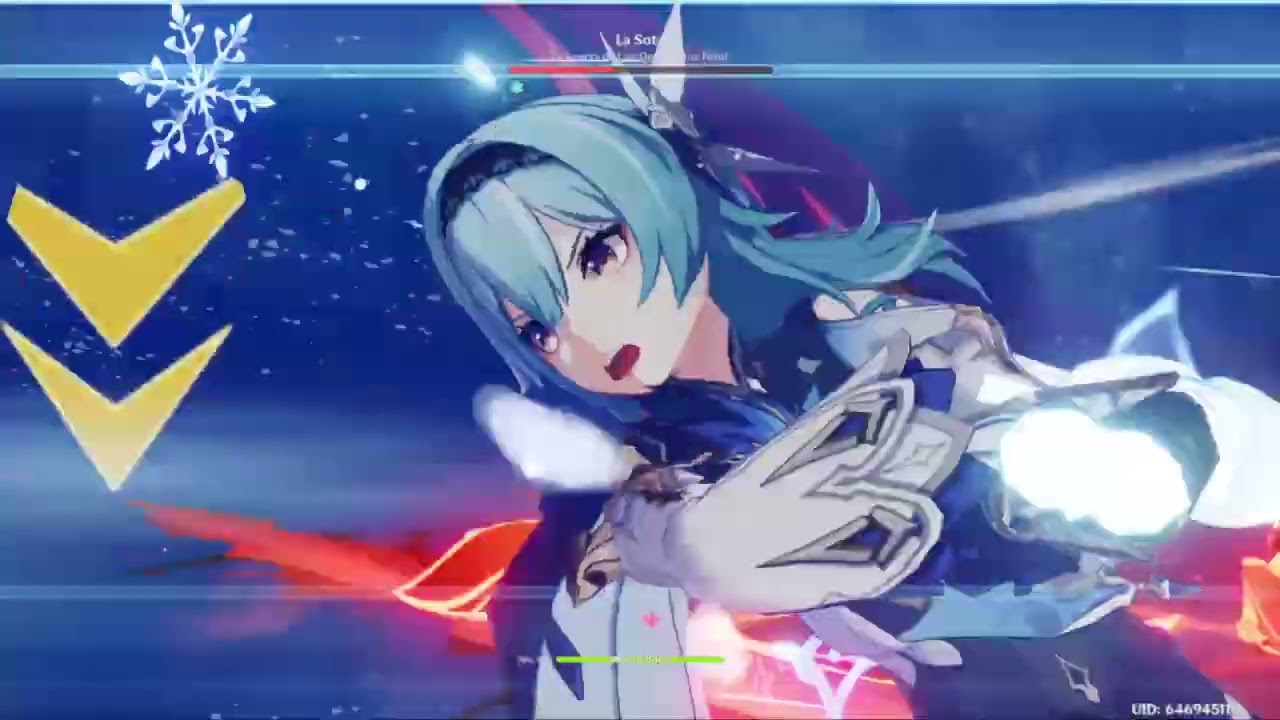GENSHIN IMPACT EULA GANYU DOMINIO EL ADIOS DE LAS LUCES ¡原神   ユラ