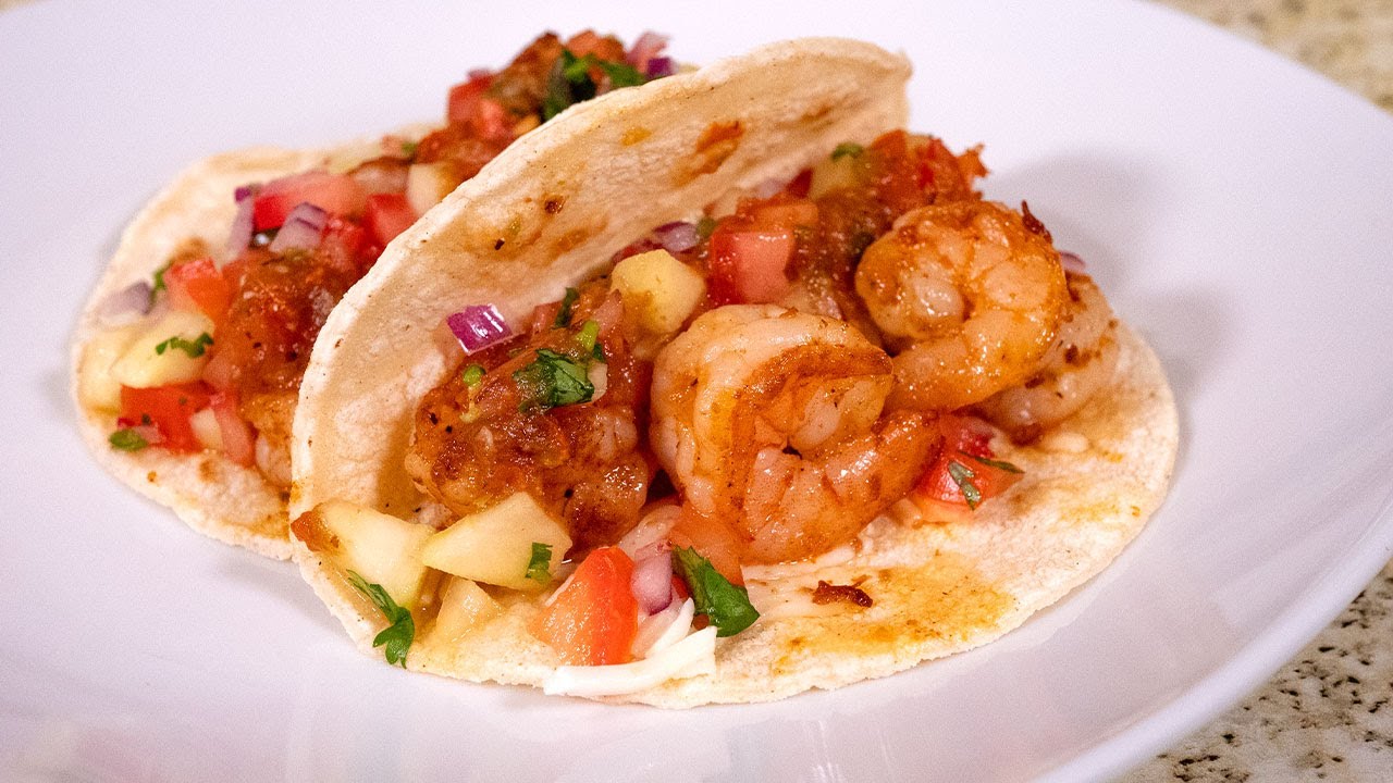 Tacos De Camaron Tradicional | Recetas Mexicanas Faciles