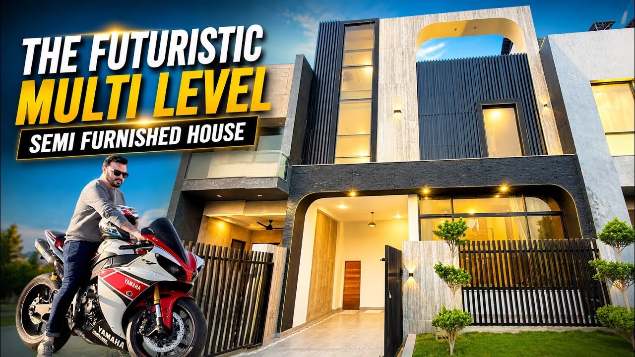 🏡 FUTURISTIC 5 MARLA MULTI-LEVEL HOUSE TOUR | 6 BEDROOMS | B-17 ISLAMABAD ✨