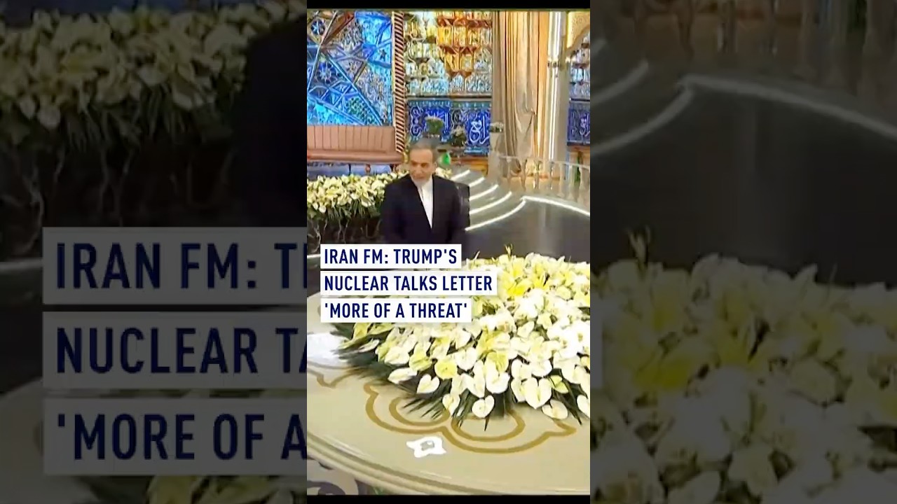 Iran FM says Trump's nuclear talks letter 'more of a threat'