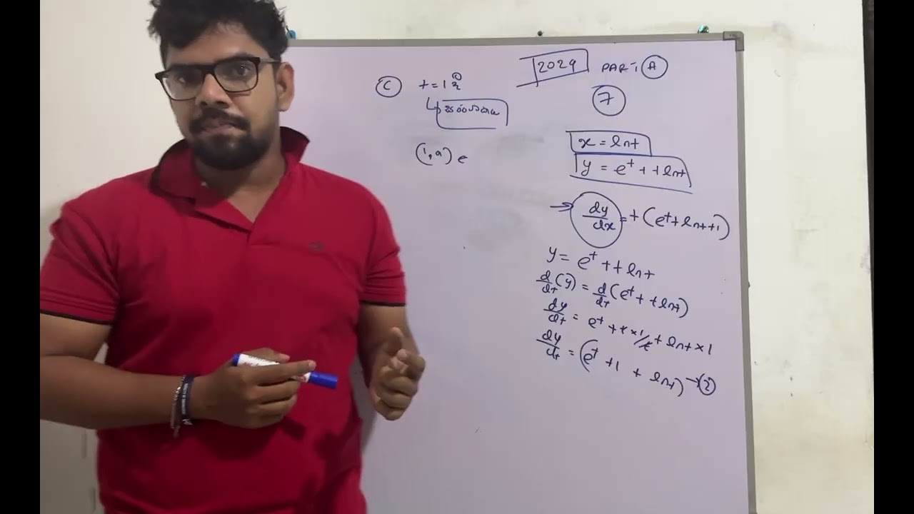 Awakalanaya Bhavitha 2024 Part A (අවකලනය භාවිත)