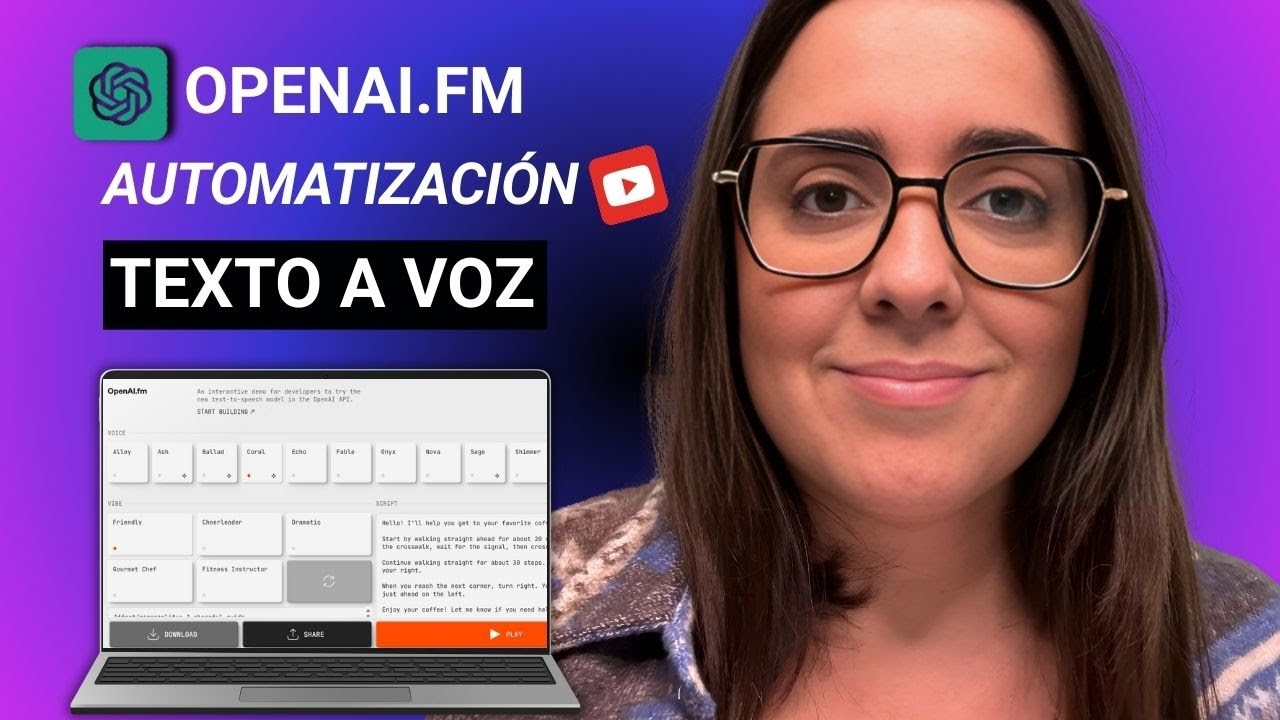 Texto a Voz realista | Nuevo Generador de Voz | OPENAI FM