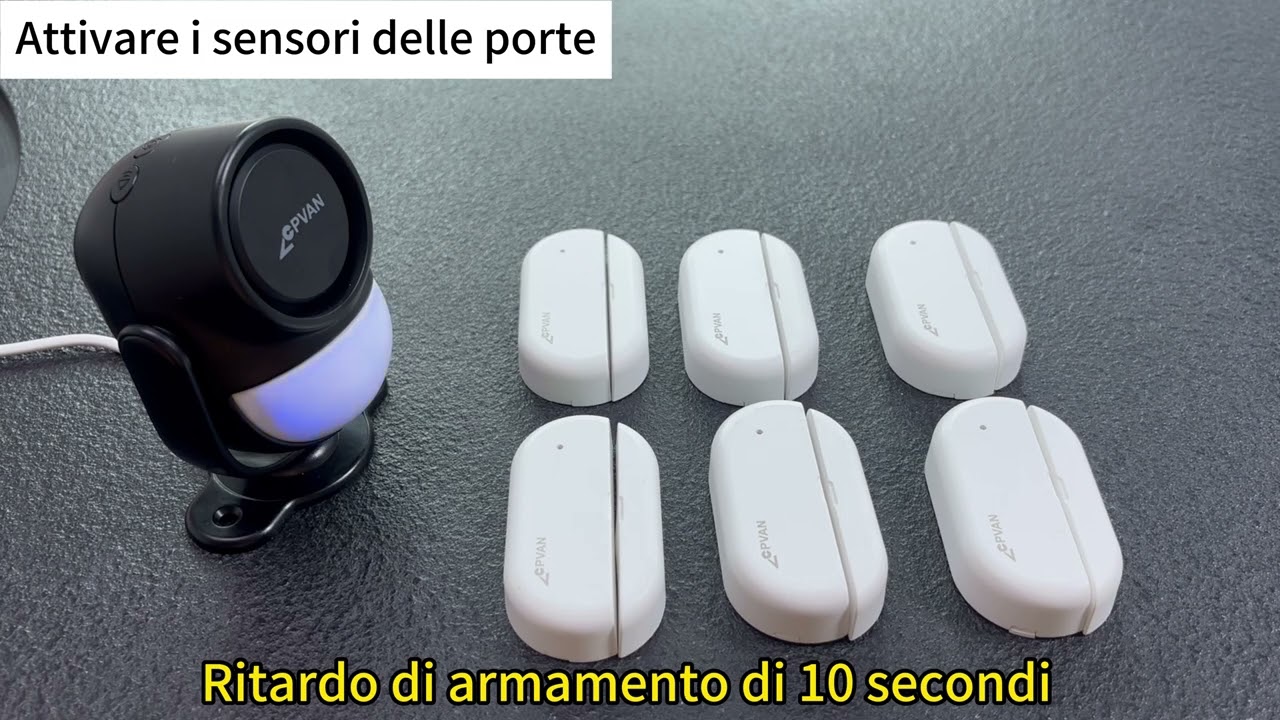 Smart CPVAN CP2W Alarm System（Italian）