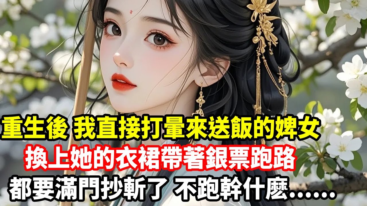 重生後 我直接打暈來送飯的婢女，換上她的衣裙帶著銀票跑路，都要滿門抄斬了，不跑幹什麽......