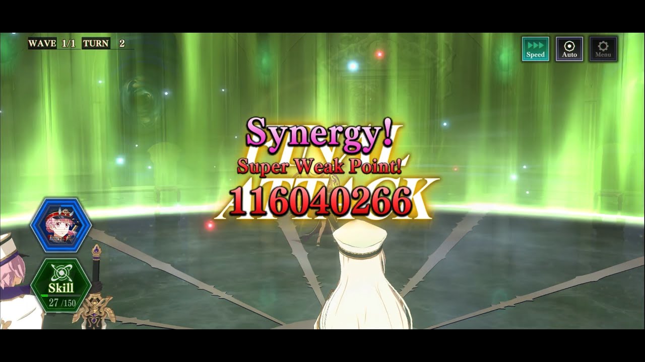 [まおりゅう] Chamber of Aspects 10 in 3 Turns / Elegant Blood (100 Million+ Weakness Damage in 2 Turns)