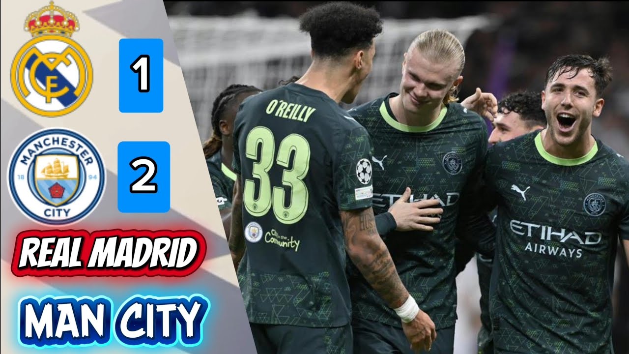 MAN CITY VS REAL MADRID|HIGHTLIGHT|UEFA 2025|FULL HD