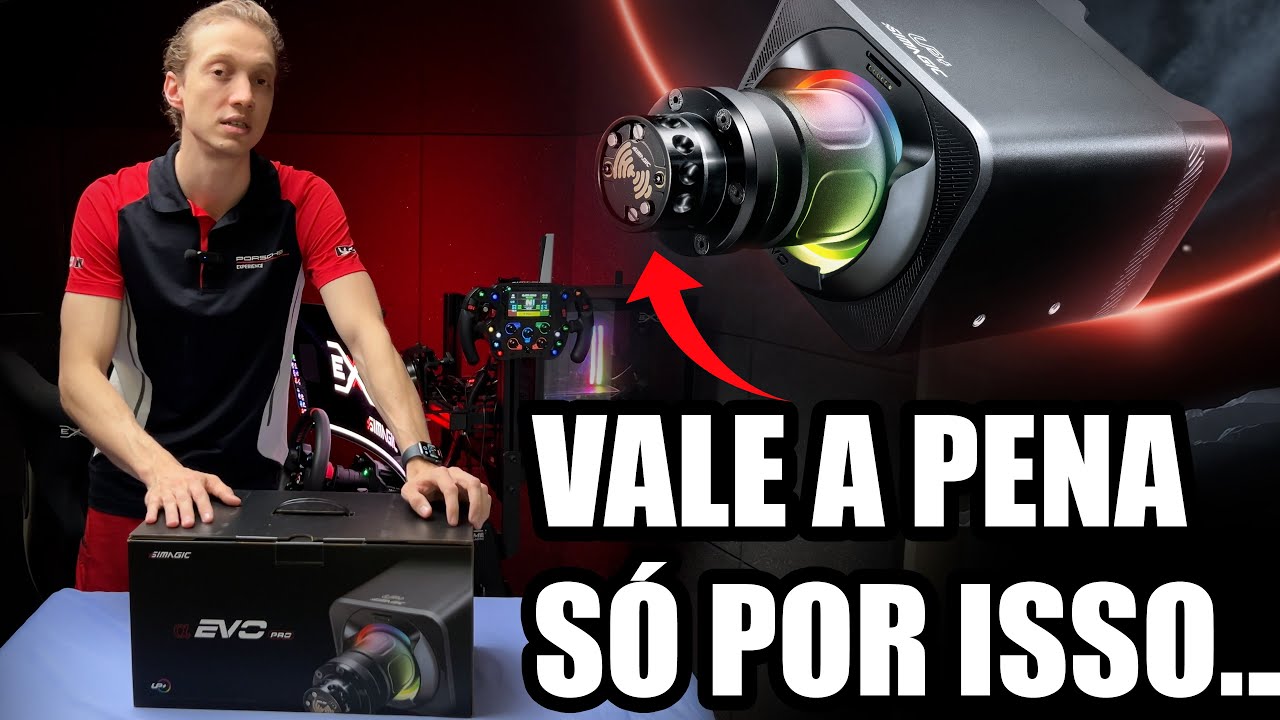 Simagic Alpha EVO Pro - UNBOXING e COMENTÁRIOS |  Gandi Gameplays