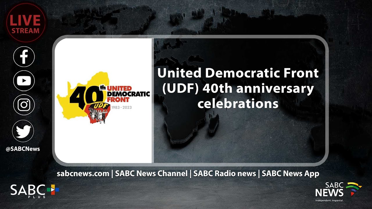 United Democratic Front (UDF) 40th anniversary celebrations