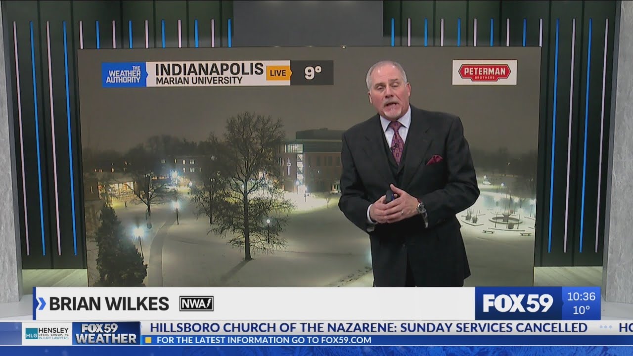 10 p.m. forecast and road conditions on Jan. 24, 2026