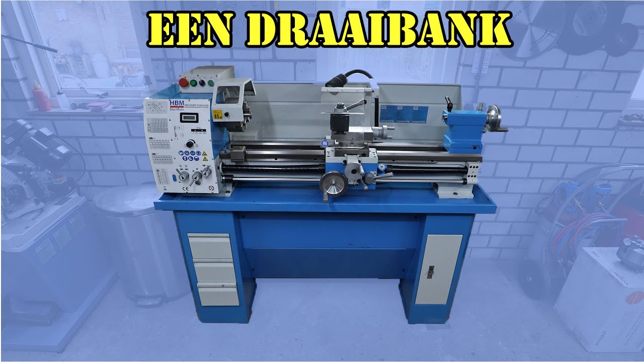 HBM 320 x 900 Professionele Variabele Metaaldraaibank heb ik in de garage staan.