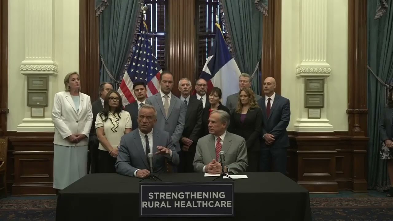 Governor Abbott, Secretary Kennedy Hold Rural Healthcare Press Conference