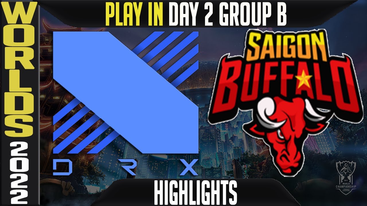 DRX vs SGB Highlights | WORLDS 2022 Play In Group B Day 1 | DRX vs Saigon Buffalo