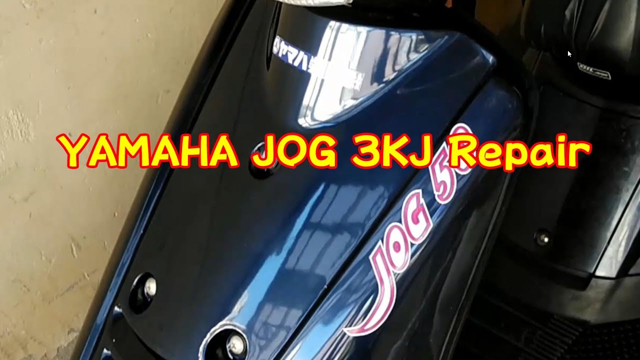 1994 JOG 3KJ Repair｜1994 YAMAHA JOG 3KJ  Front suspension replacement work. ヤマハ ジョグ 3KJのフロントステム交換作業