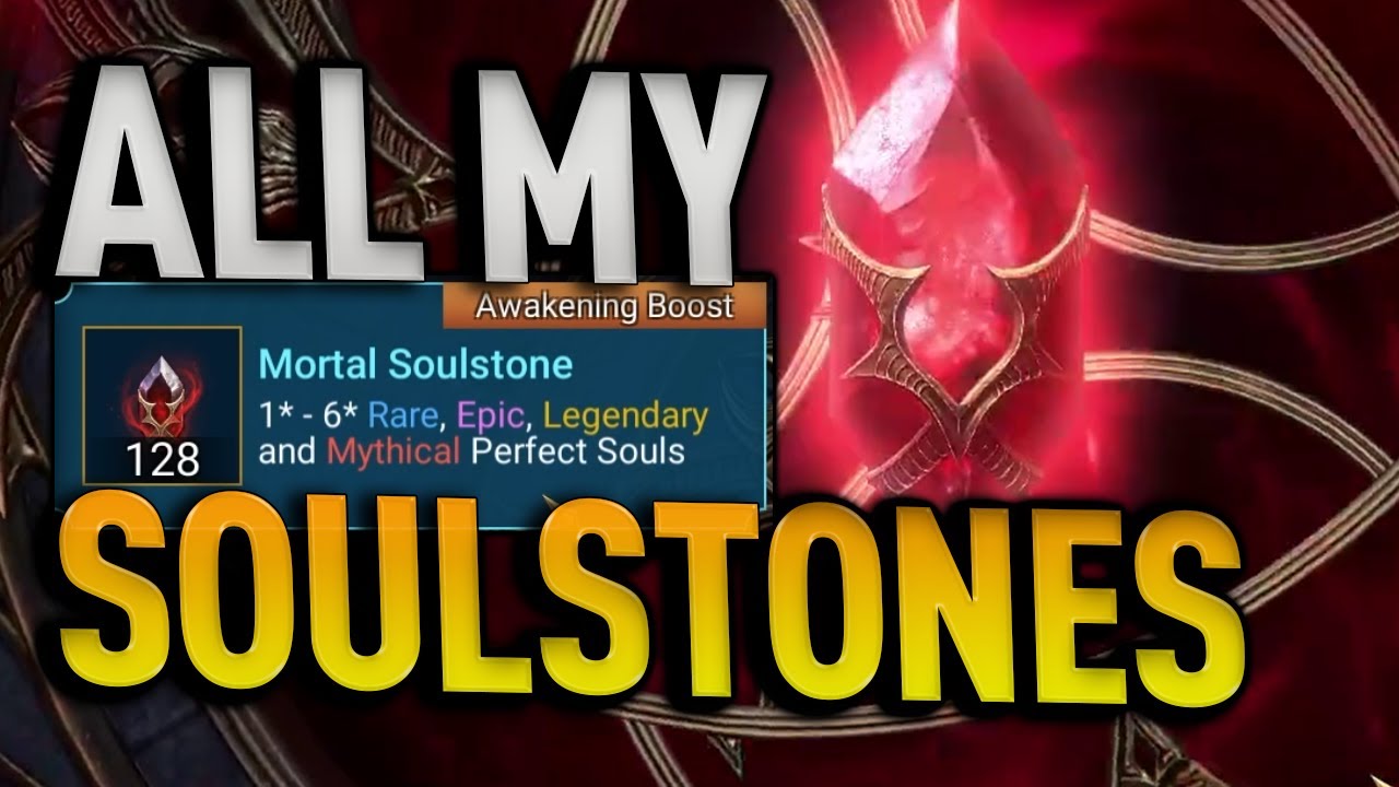 MEGA SOUL SUMMONING GAINS! Pulling Every Mortal Soulstone I Own | RAID SHADOW LEGENDS