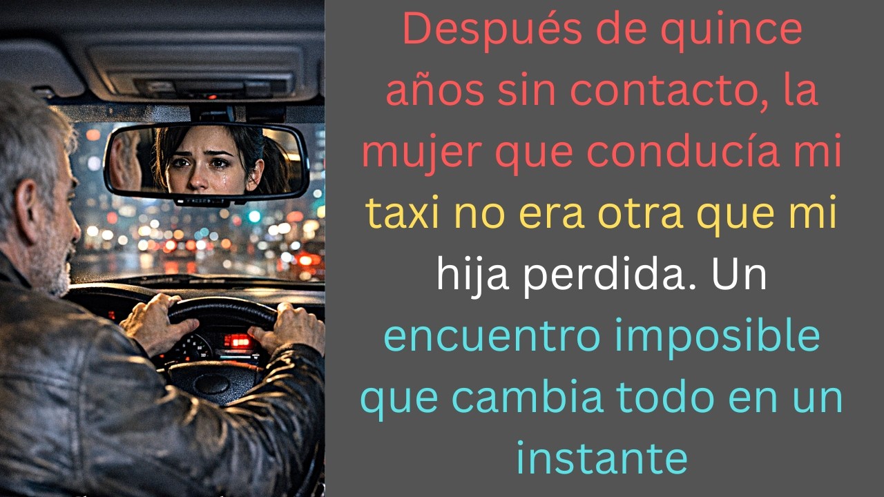 “El Taxi de los Secretos: Cuando Mi Hija Perdida Condujo Hacia Mí”