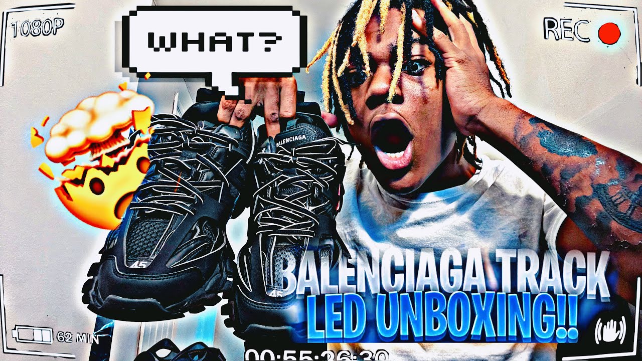 UNBOXING My New BALENCIAGA TRACK LEDS FOR THE FIRST TIME!!!