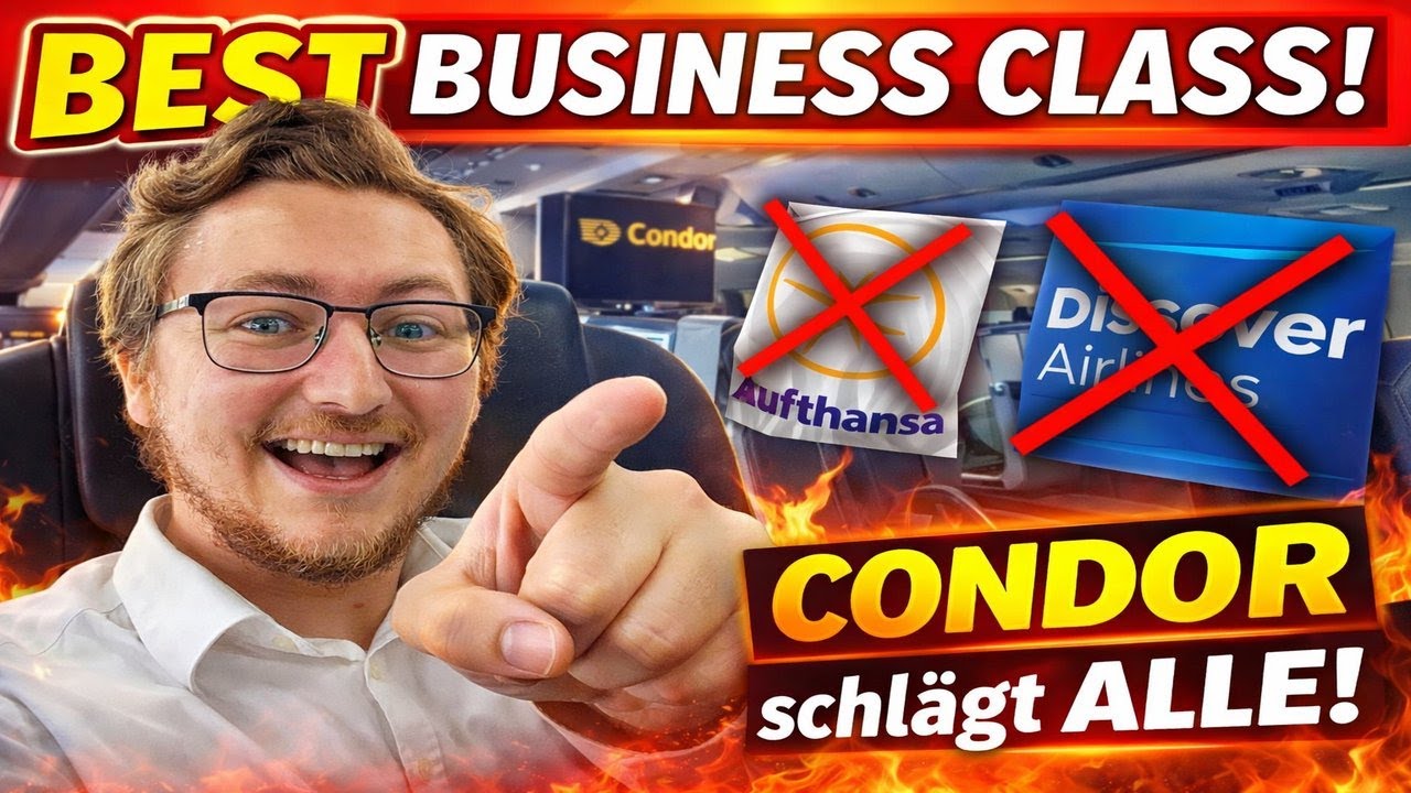 Die beste Business Class: Condor schlägt Lufthansa und Discover locker!