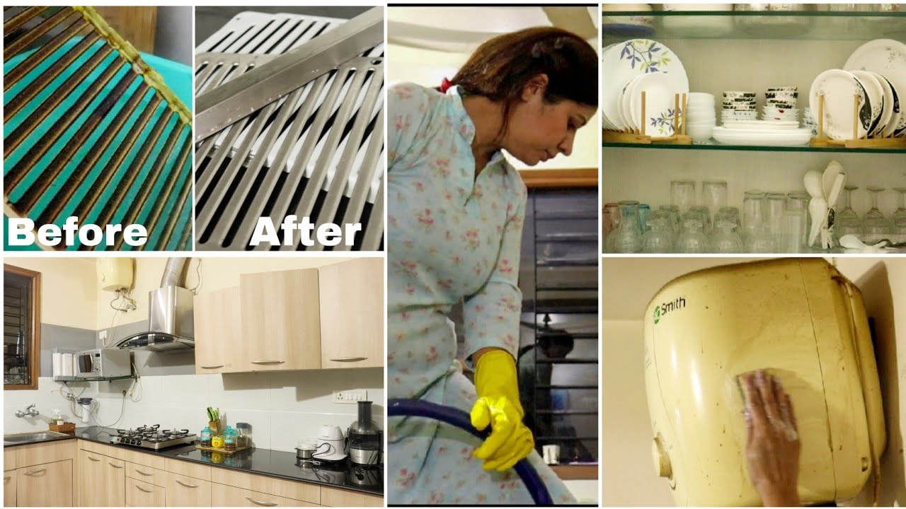 Kitchen Deep Cleaning For Diwali||Shape Up Your Life