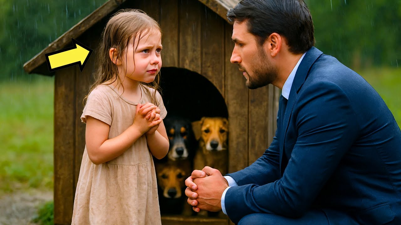 TÍO, DÉJAME DORMIR CON TUS PERROS… DICE NIÑA POBRE AL MILLONARIO, SIN IMAGINAR QUE ÉL…