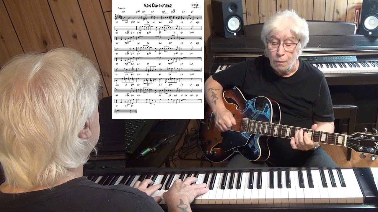 Non Dimenticar - Jazz guitar & piano cover ( Gino Redi & Luigi Pulci )