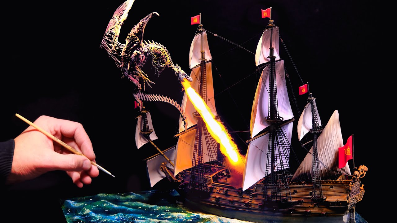 Dragon Encounter on the High Seas