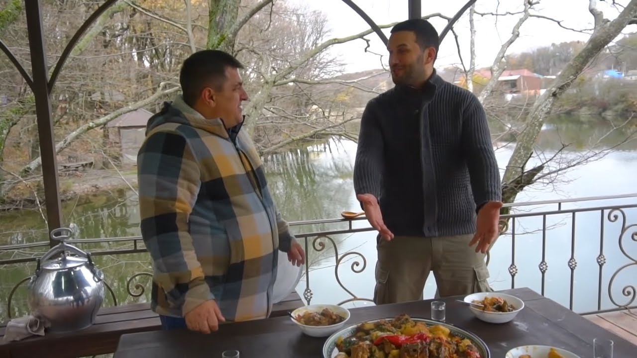 Готовим баранину в казане на костре по рецепту дорогого Ахмеда