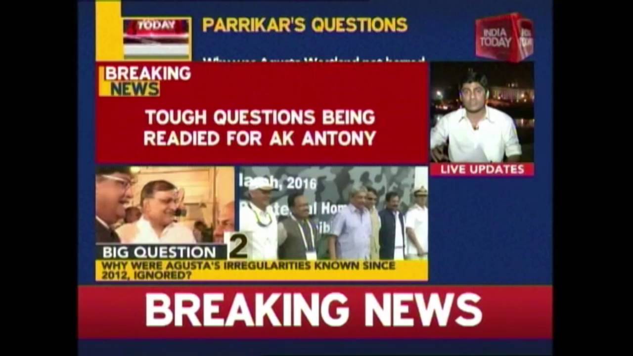 Defence Ministry Forms Special Team To Probe AgustaWestland Scam