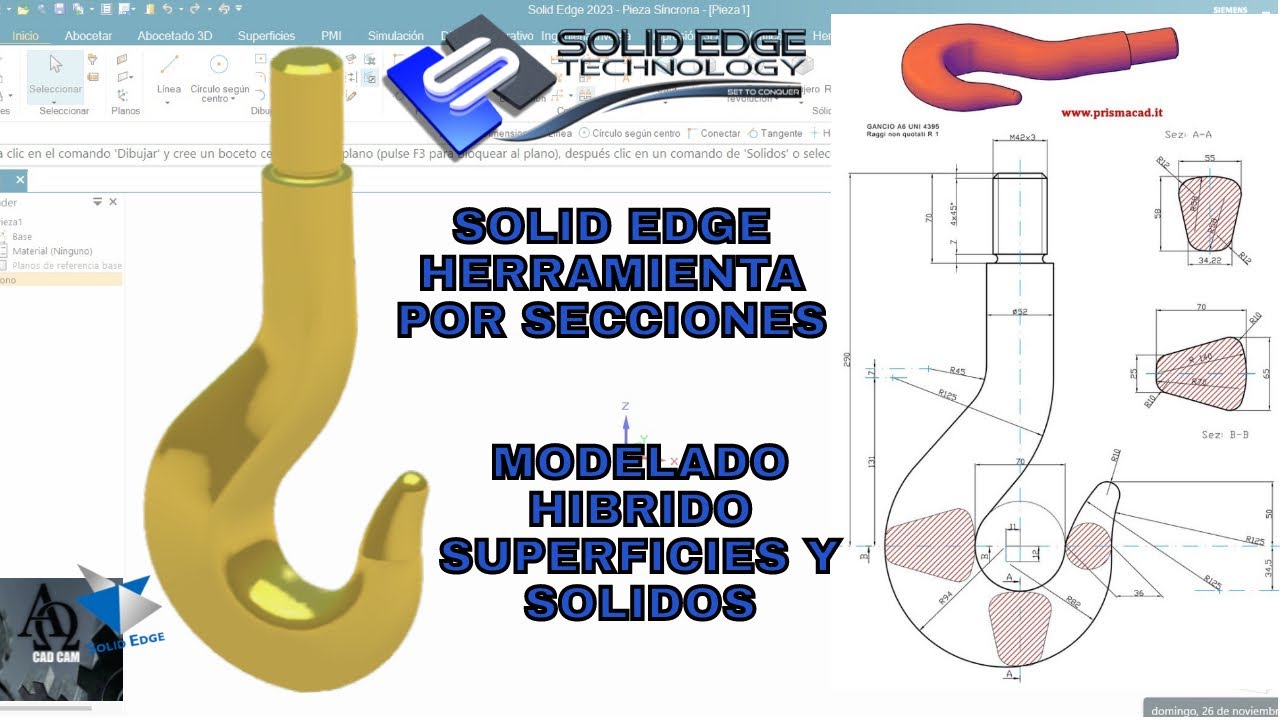 Solid Edge 2024 TUTORIAL PASO A PASO | En Español |