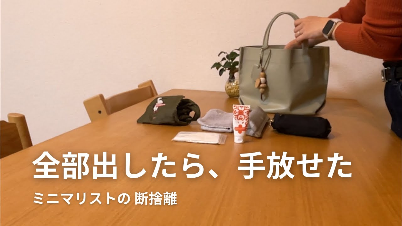 【断捨離】ミニマリストの通勤バッグの中身と冷蔵庫整理｜捨て活・大掃除でスッキリ暮らす