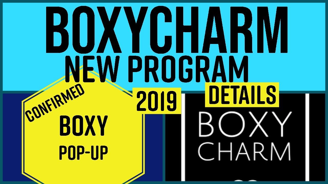 Boxycharm Sneak Peek  | New Program | Boxy Pop-UP