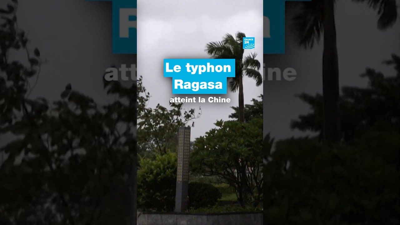 Le typhon Ragasa arrive en Chine, au moins 17 personnes d&eacute;c&eacute;d&eacute;es &agrave; Ta&iuml;wan &bull; FRANCE 24