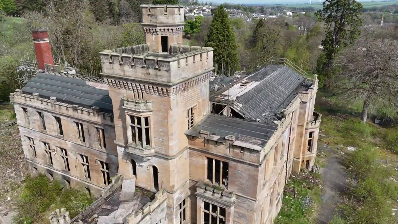 Abandoned Birkwood Castle Lesmahagow Scotland