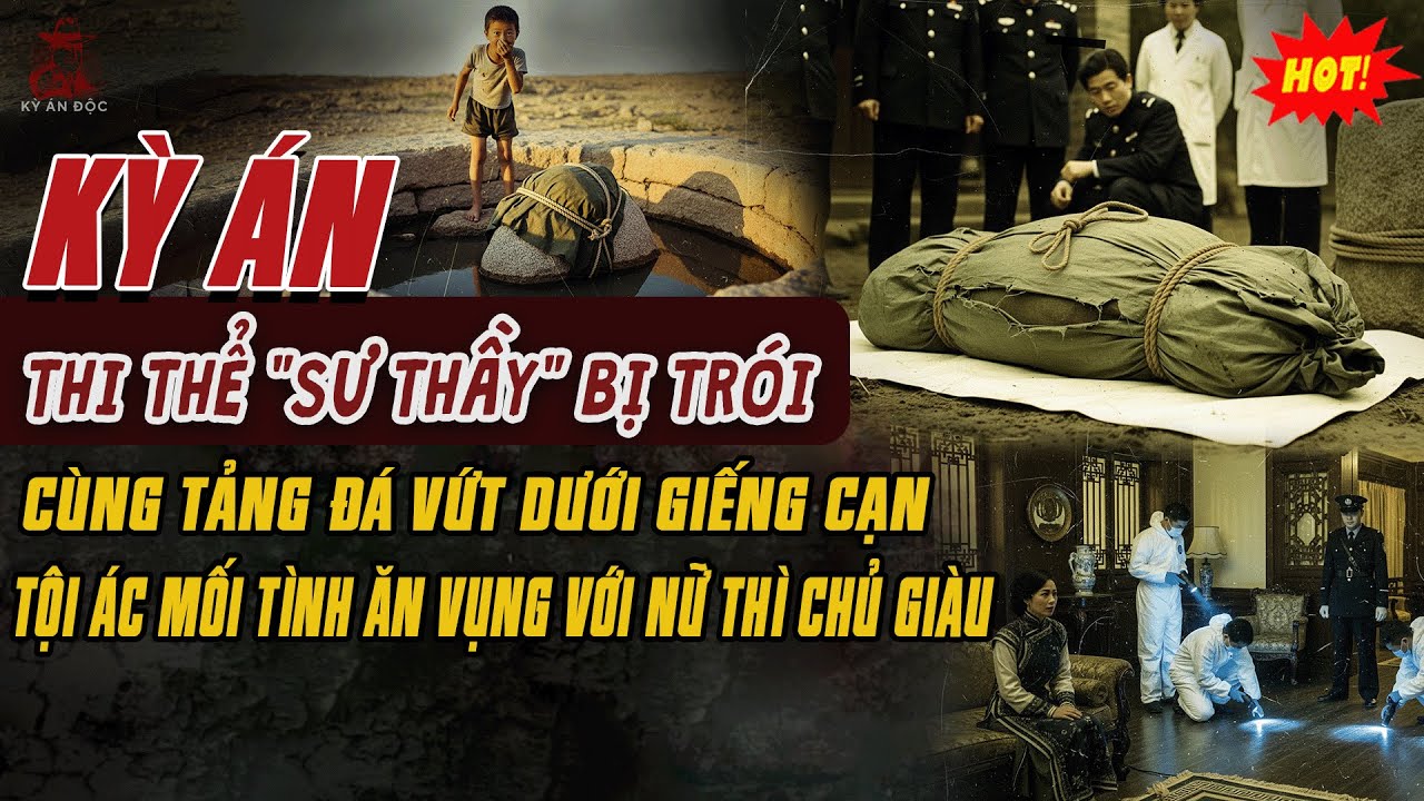 🚨Kỳ Án Trung Quốc: Thi Thể SƯ THẦY Bị Trói Cùng Tảng Đá Và Mối Tình Vụng Trộm Với Nữ Thí Chủ Giàu Có