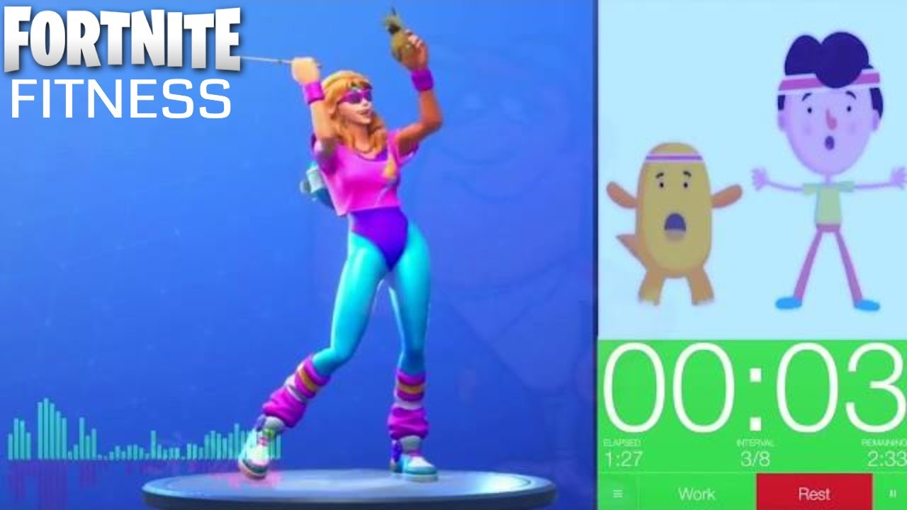 [Fortnite Fitness] Dance Tabata to Hip Hop Music