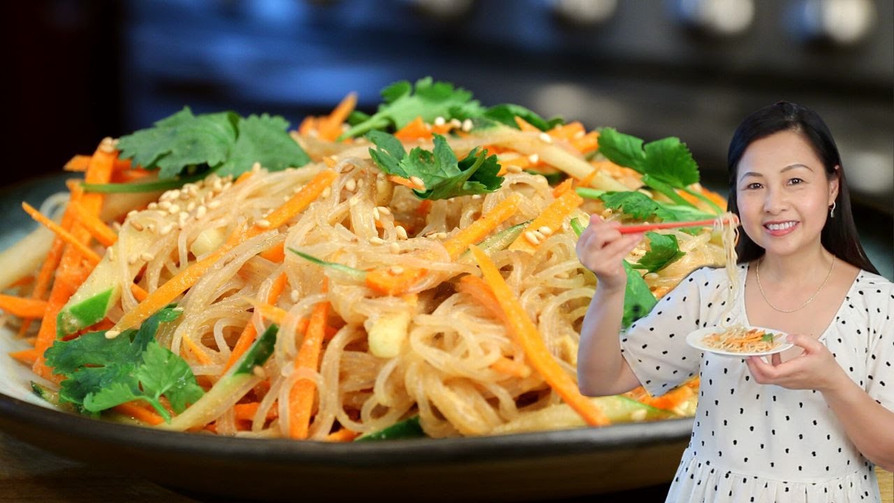 Easy Sesame Noodle Salad (凉拌三丝)