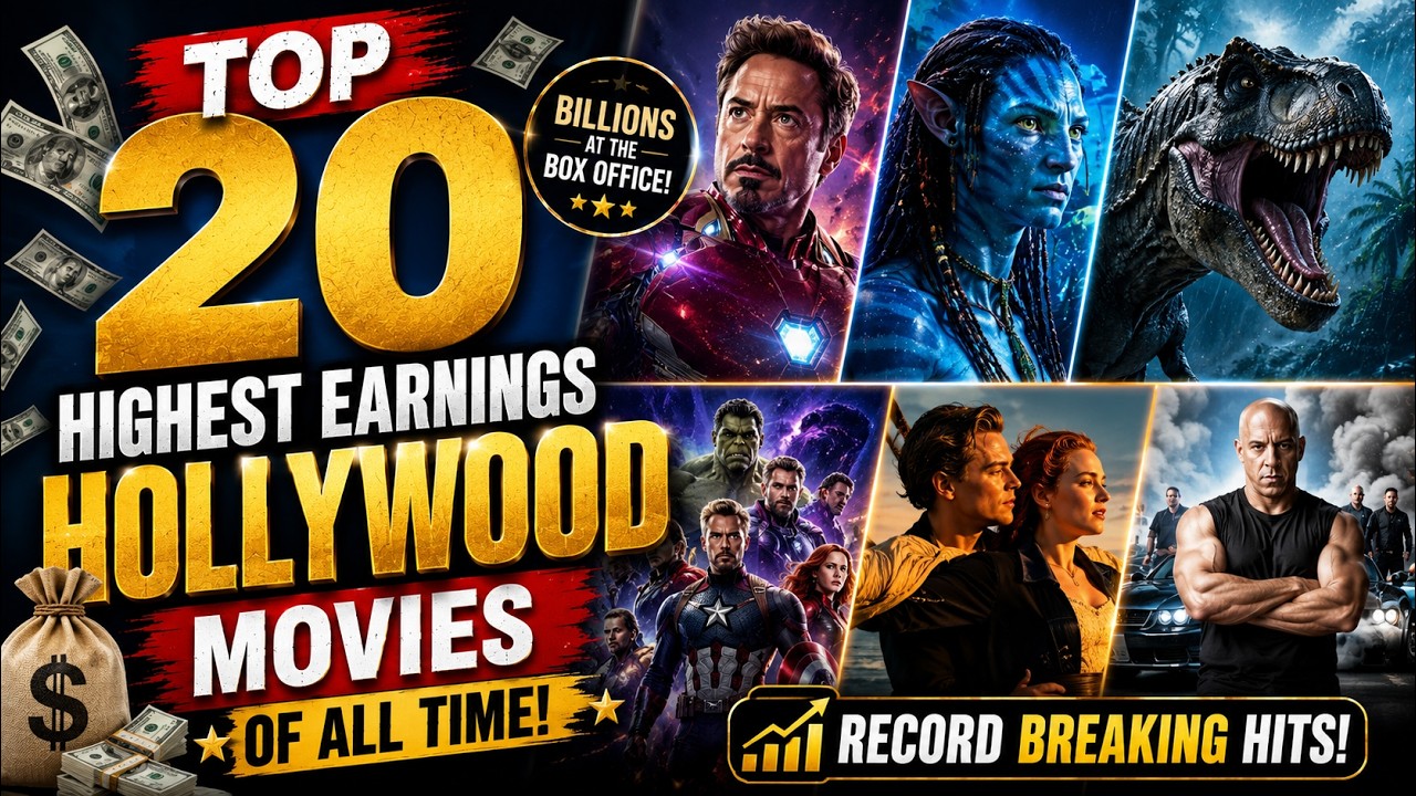 Top 20 Highest Grossing Hollywood Movies of All Time 💰 | Biggest Box Office Hits Ever