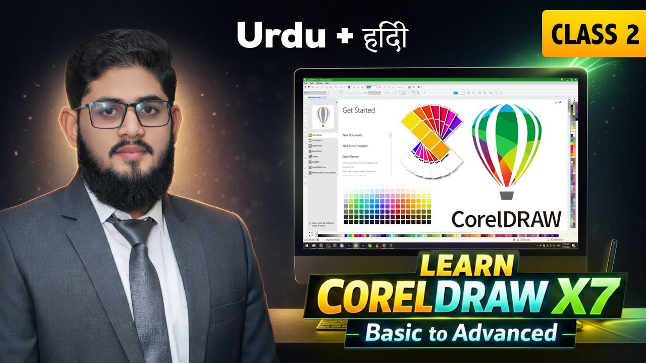 CorelDRAW Complete Tutorial 2026 | Beginner to Advanced Graphic Design Course | Class 2