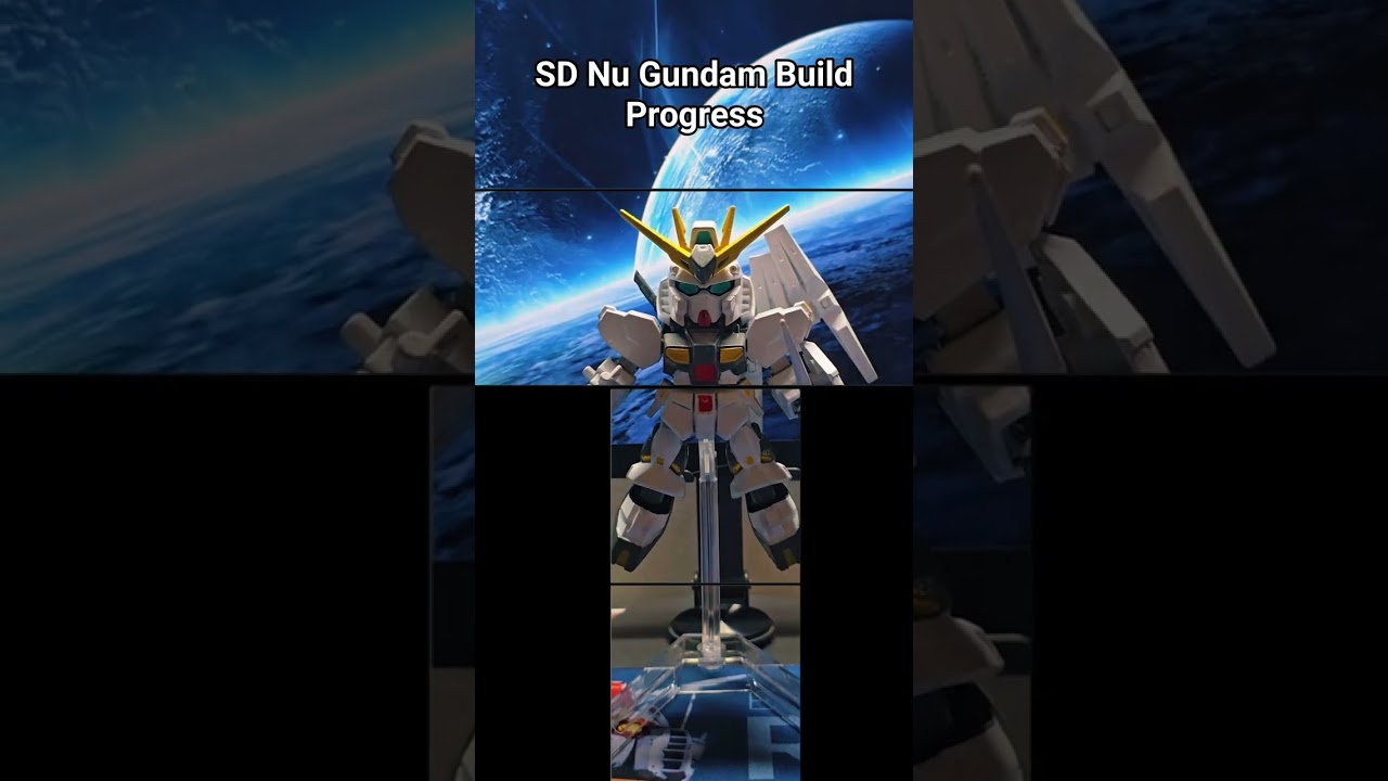 SD Nu Gundam Build Update. 