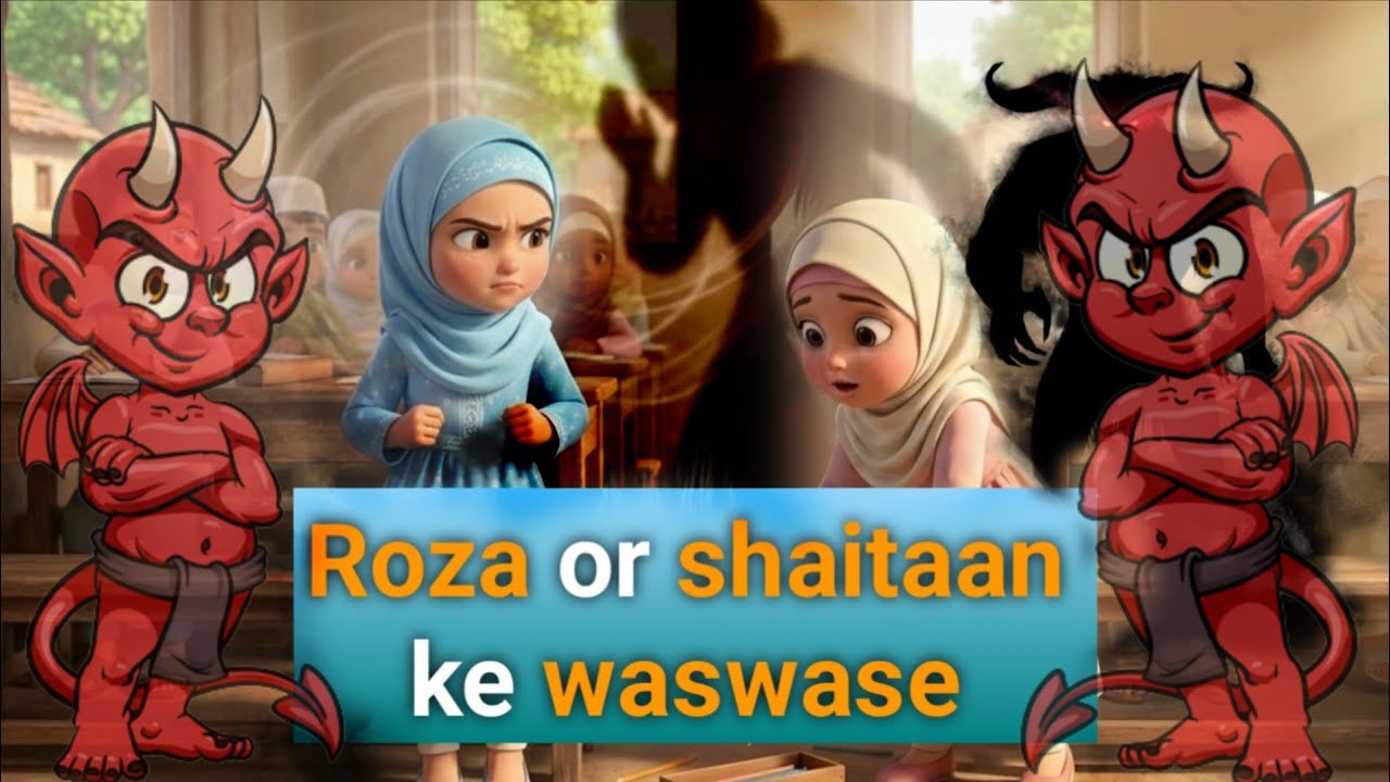 Roza vs Shaitaan 😈 | Ramadan Islamic Story for Kids | Heart Touching Lesson #ramzan2026 #trending 