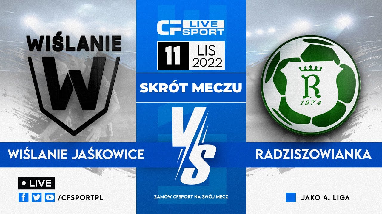 Skrót meczu: Wiślanie Jaśkowice - Radziszowianka Radziszów 11.11.2022