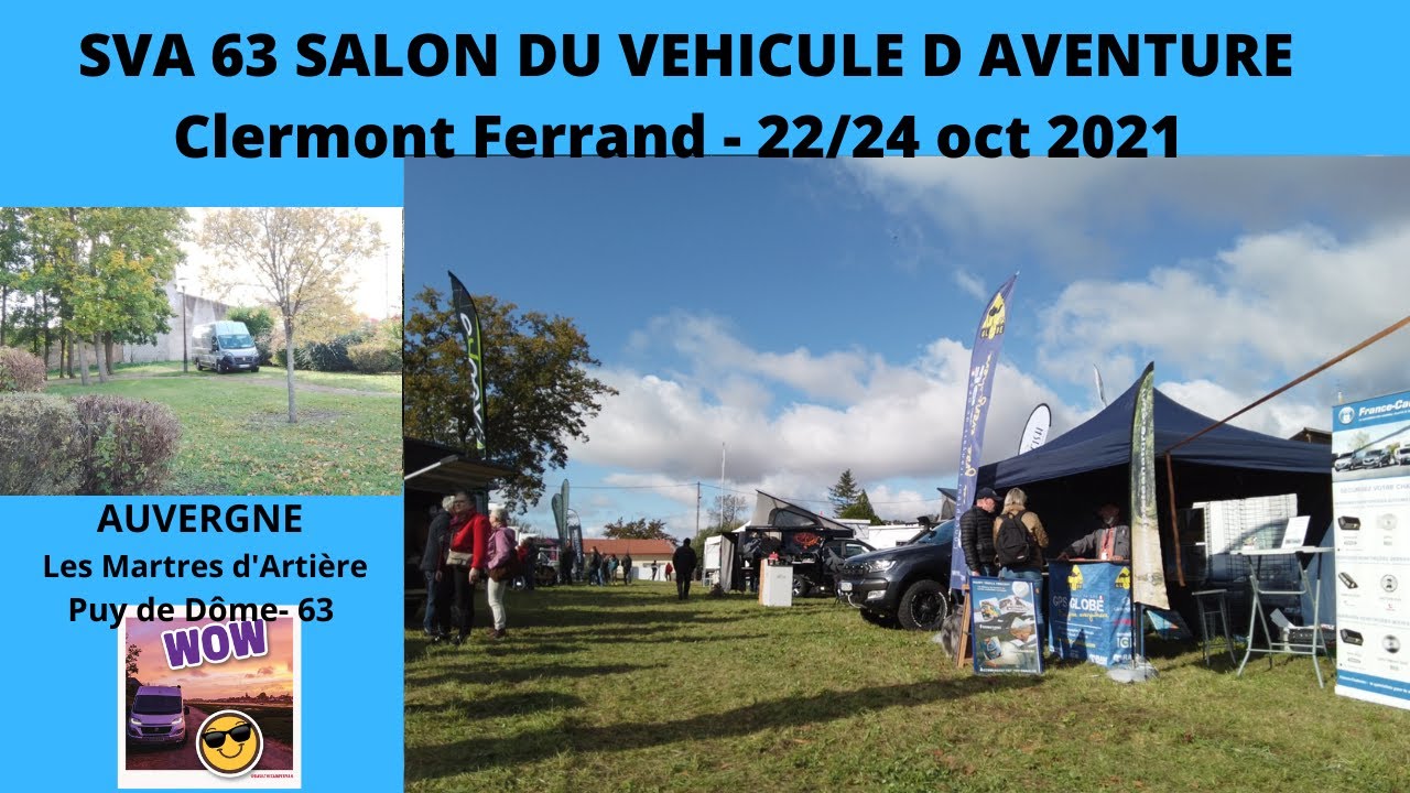SVA 63 Salon véhicules d'aventures octobre 2021 Clermont Ferrand