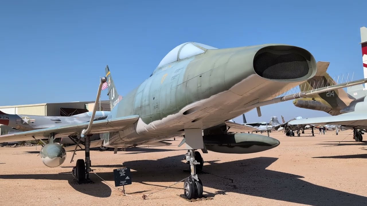 F-100C Super Sabre walk-around at Pima Air & Space Museum.