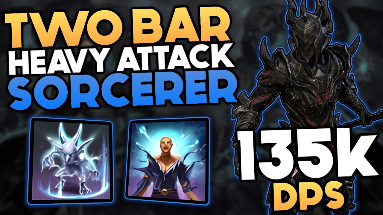135k DPS Sorcerer Subclass Heavy Attack Build - Best Magicka Sorcerer Build ESO Update 48