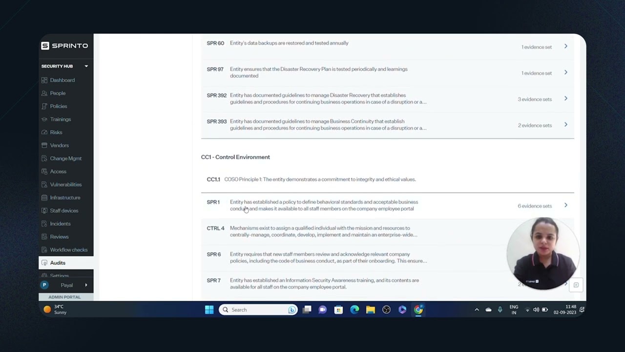 How to automate evidence collection with Sprinto?