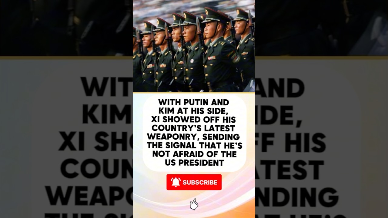 😱&ldquo;Xi, Putin & Kim Show Power 🚀 | Message to US President&rdquo; #news #trending #viral #shorts