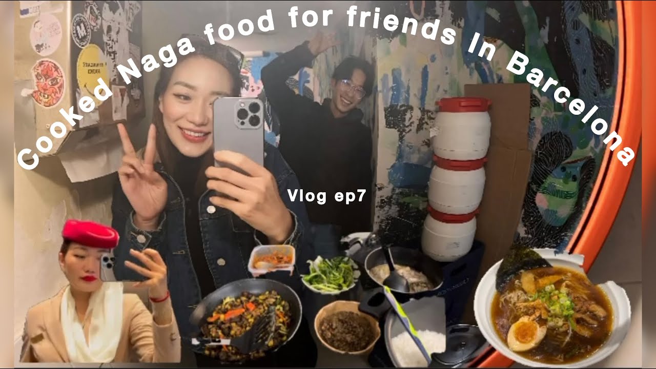 3 days layover in Barcelona | Meeting Naga Friends| Sharing Naga Food |