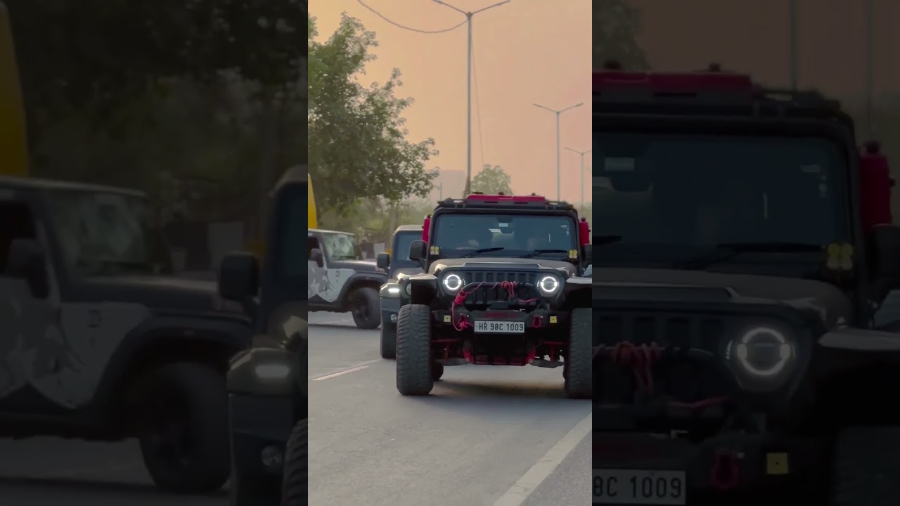 40 LAKH की Monster Thar 🤑 #mahindrathar #tharmodified #tharalloywheels #monster #thar #trending
